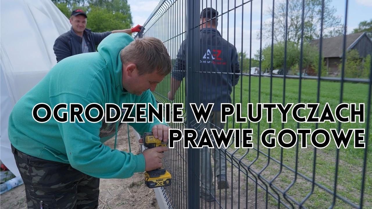 Jak wygląda nowe ogrodzenie u Andrzeja w Plutyczach Rolnicy z Podlasia Centrum Ogrodzeń od A do Z