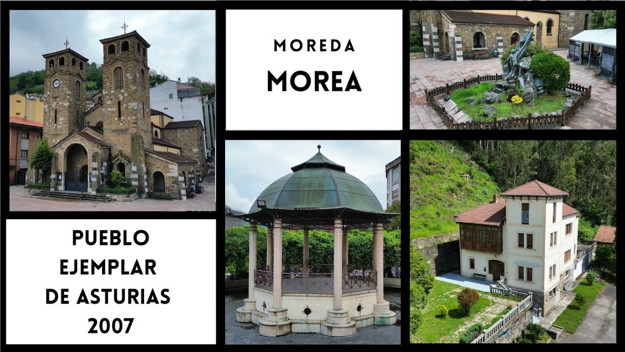 MOREA/MOREDA (ALLER - ASTURIAS) A VISTA DE DRON [4K]