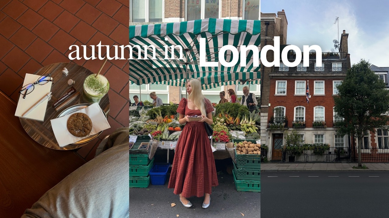 autumn in London 🍂 working in cafe's, cosy days at home, shopping & fall bucket list spots