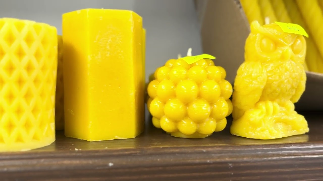 Honey Wax Candles - Skukausku Products - Skukausku Bitynas