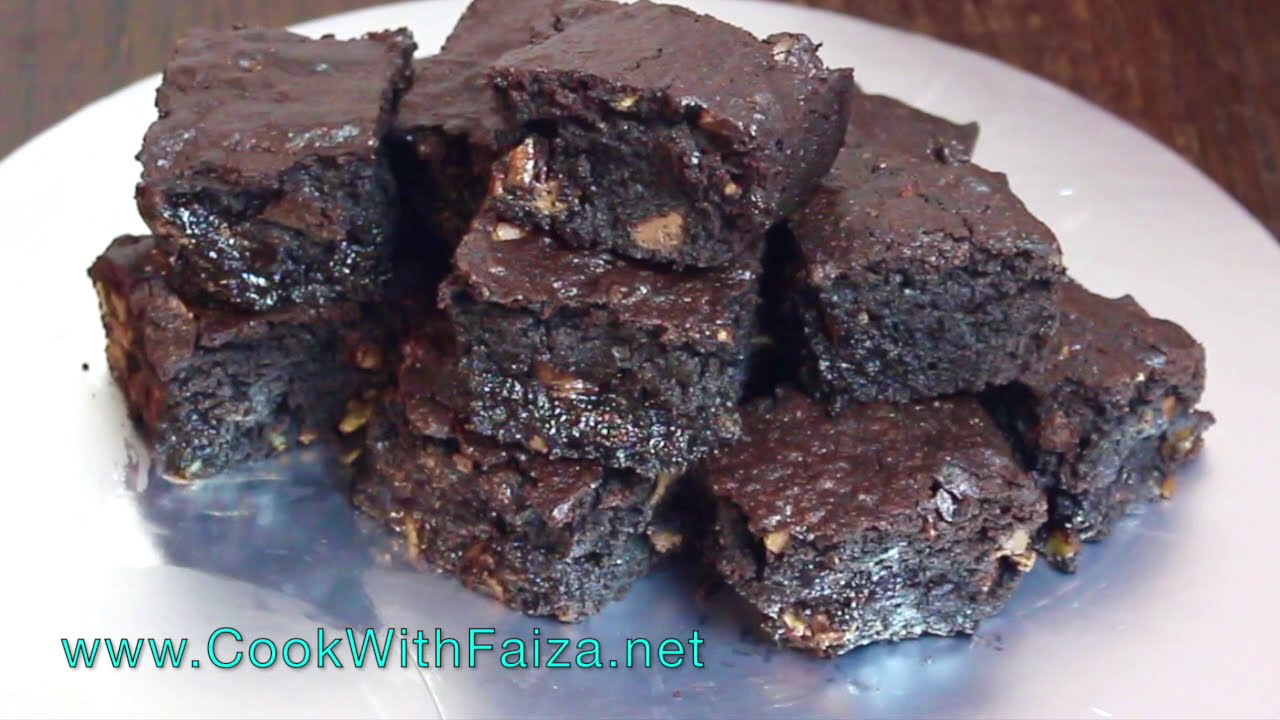 GOOEY BROWNIES RECIPE *COOK WITH FAIZA*