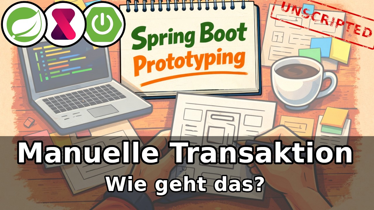 Spring Boot - Ganz einfach Transaktionen manuell ohne Annotation erstellen!