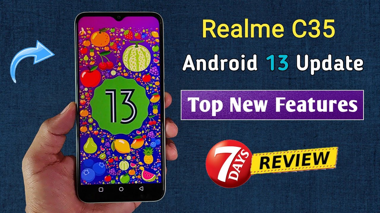 Полный обзор и новые функции для Realme C35: обновление Android 13, Realme C35: обновление Androi...