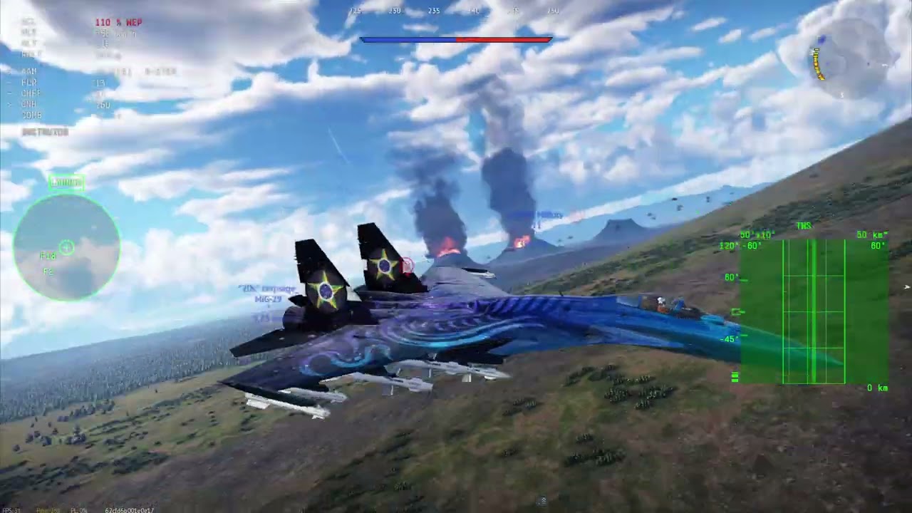 Aparando a grama no War Thunder