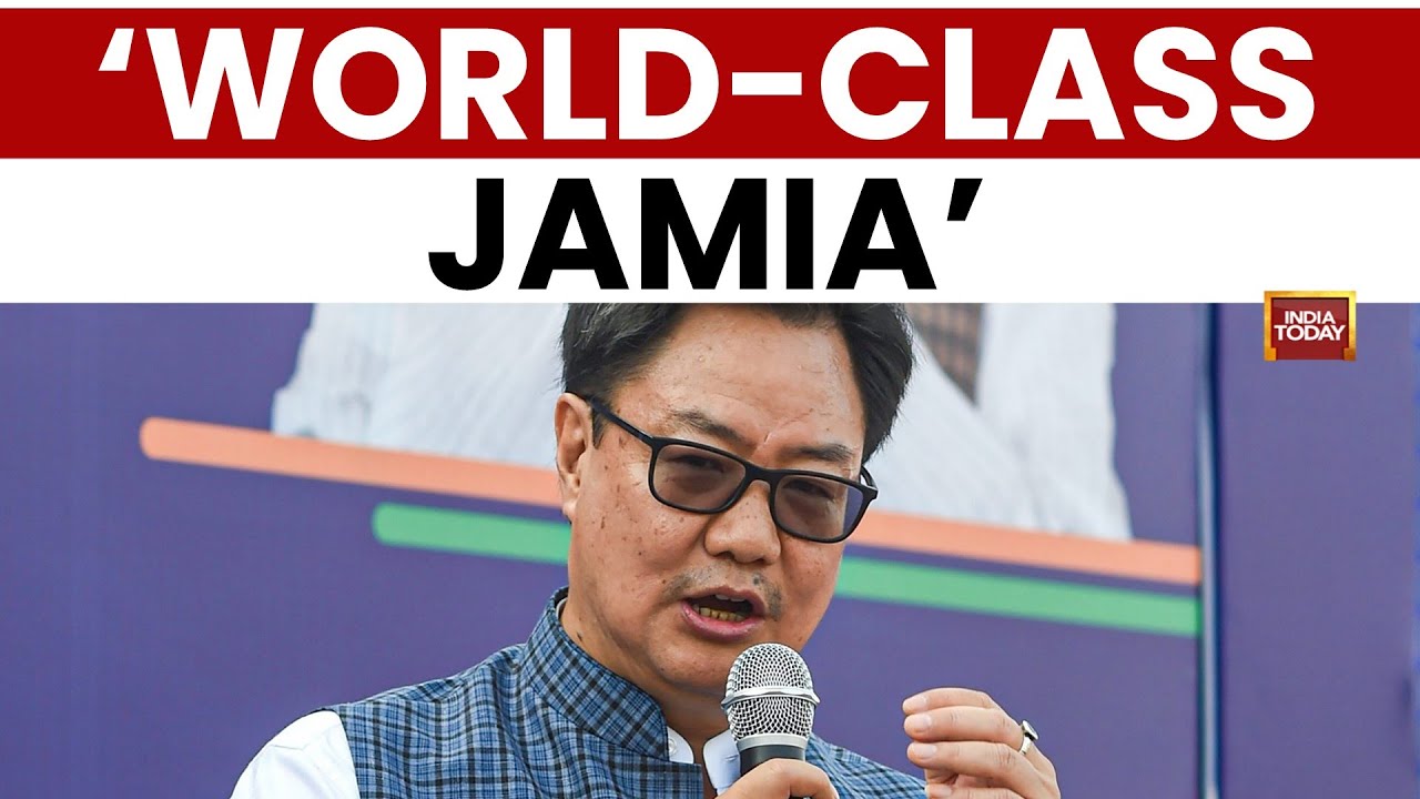Kiren Rijiju Praises Jamia: 105th Foundation Day Celebration | India Today News