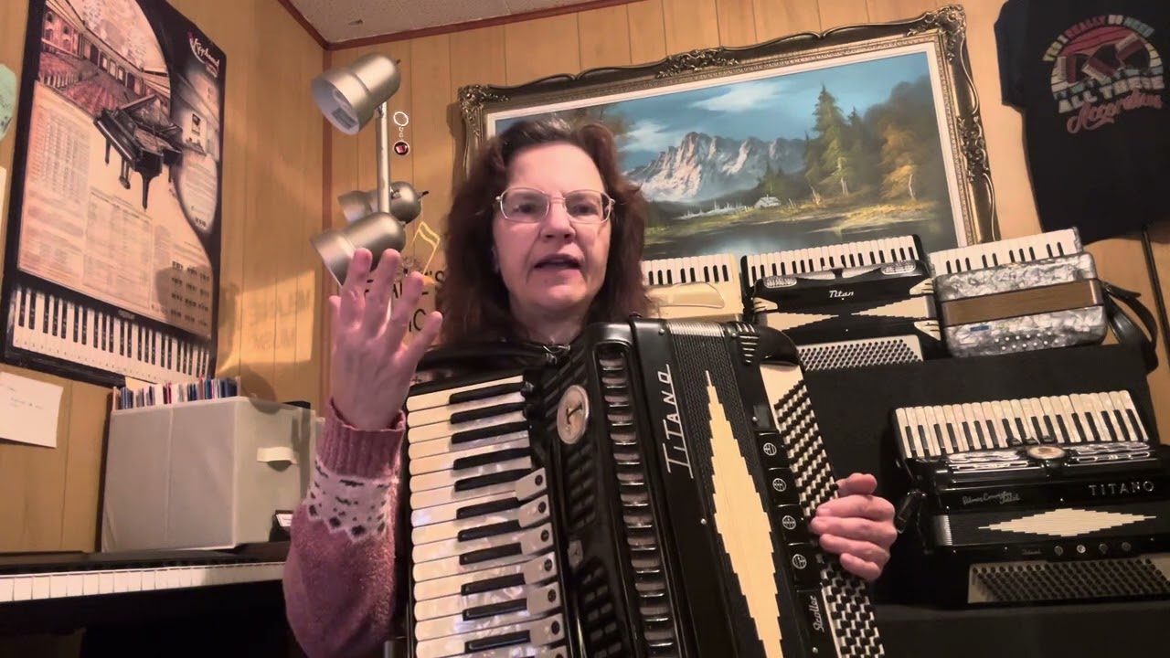 Speed Drill (Hanon) Number 1 Accordion SLOW for Practice