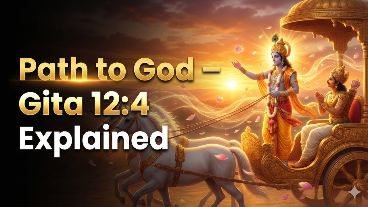 “Who Reaches God? Krishna Answers – Verse 12:4”