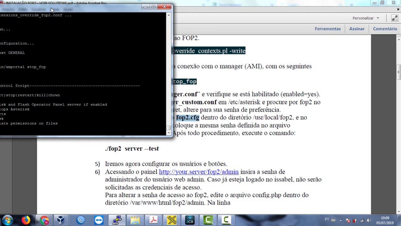 INSTALAÇÃO DO FOP2 NO ISSABEL / ELASTIX - PARTE 1