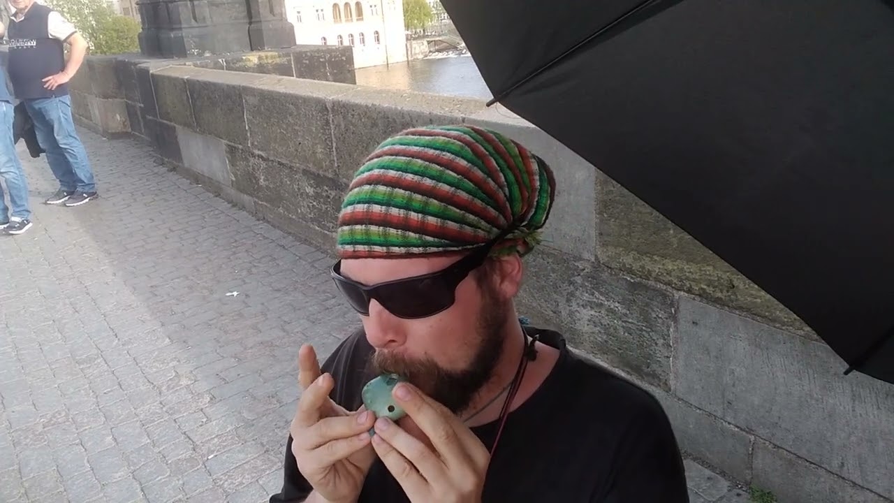 Chopin's Nocturne, okarina from Charles bridge