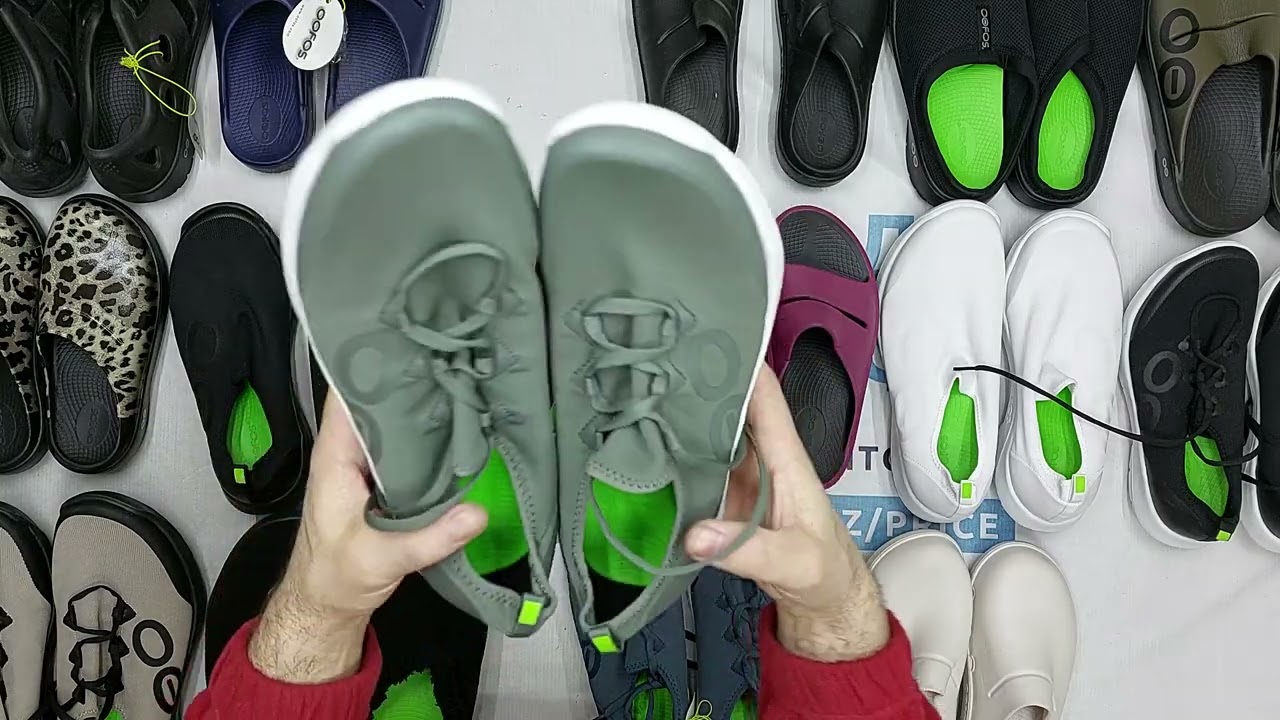 41979 OOFOS ортопедическая обувь микс сток, 1пак, OOFOS mix shoes оптом