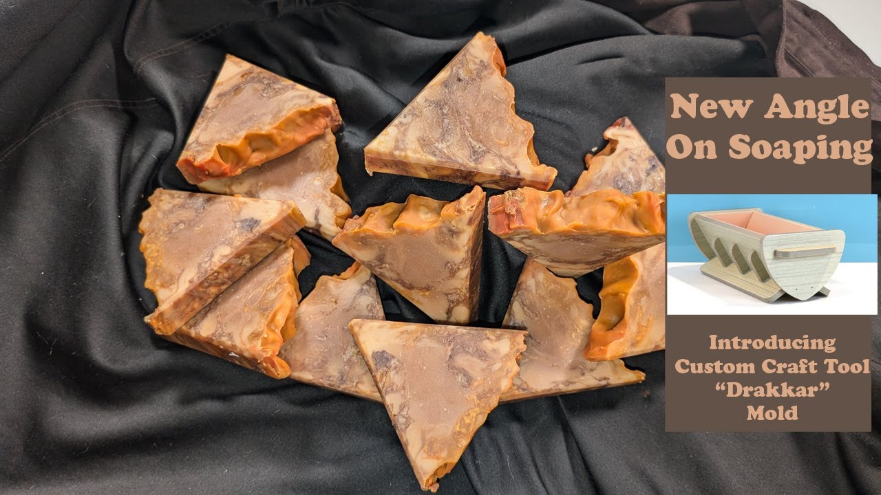 Making Goat Milk Soap- Pumpkin spice Using New Mold
