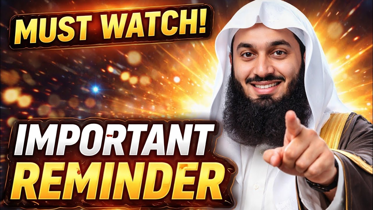 Something BIG IS Coming  | Mufti Menk |