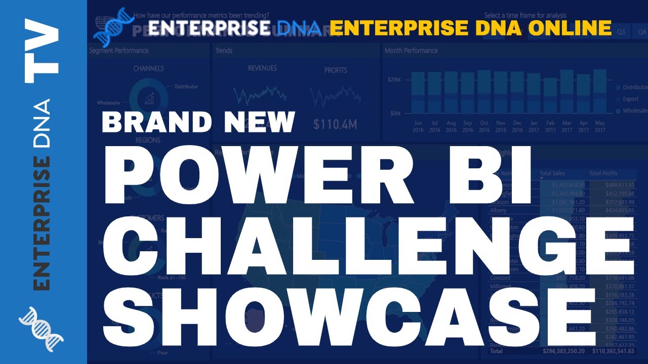 Brand New Power BI Challenge Showcase Now Live At Enterprise DNA Online
