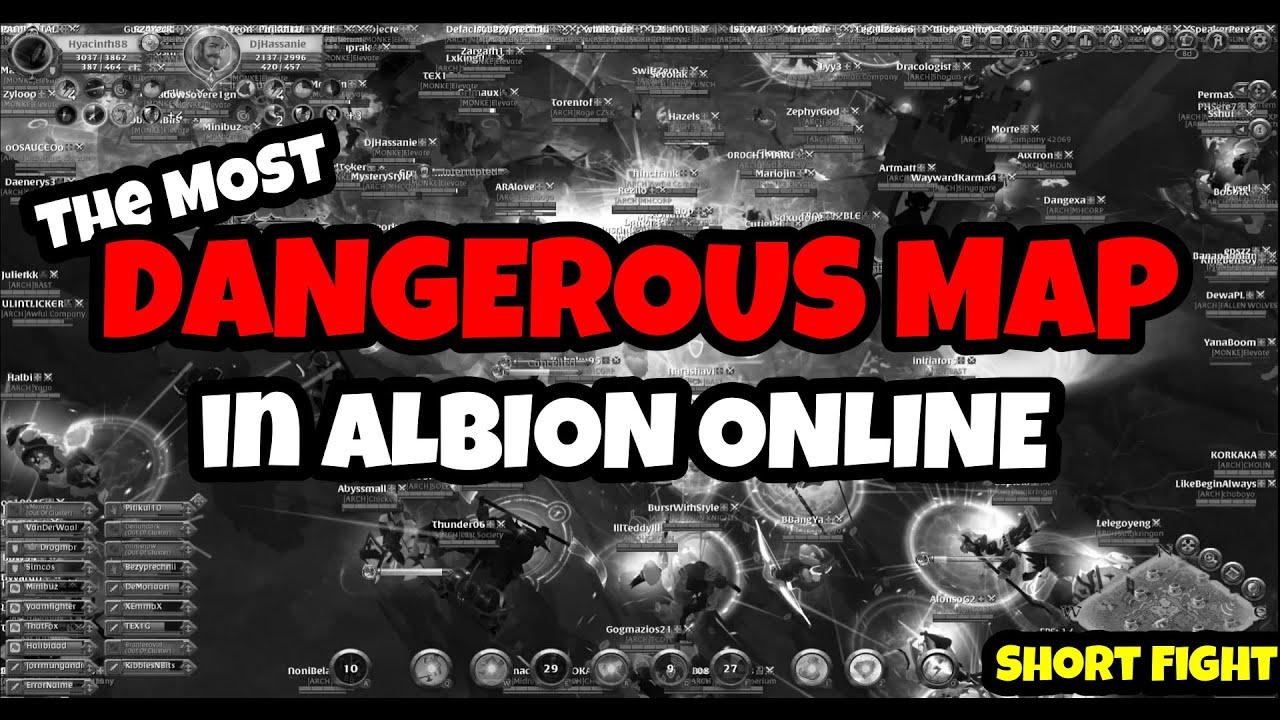 The Most Dangerous Map in Albion | Redtree Enclave ZvZ Short Video ( 4k Quality )