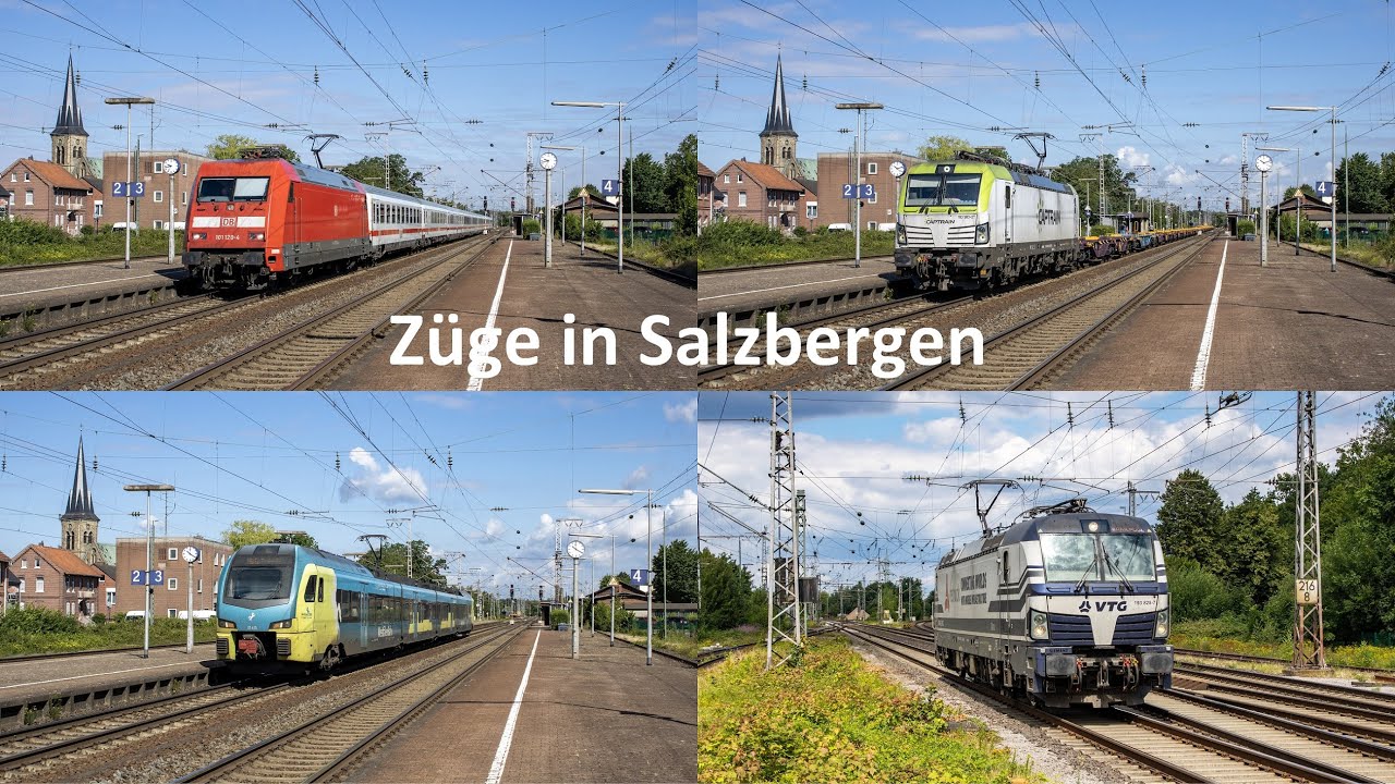 Züge in Salzbergen // Treinen in Salzbergen