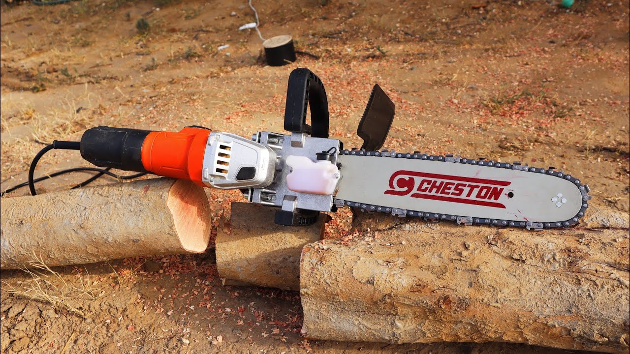 Cheston Electric Chainsaw Bracket Adapter Set for Angle Grinder Machine