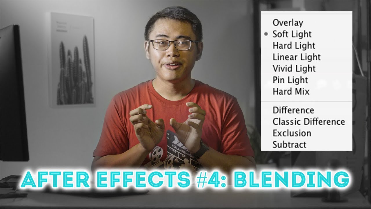 After Effect #5 Blending hòa trộn các lớp layer trong After Effects ● Hướng dẫn After Effects cơ bản
