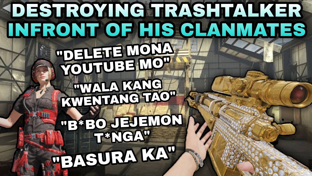 DESTROYING TRASHTALKER INFRONT OF HIS CLAN MATE HE IMMEDIATELY REGRET IT...(INTENSE)