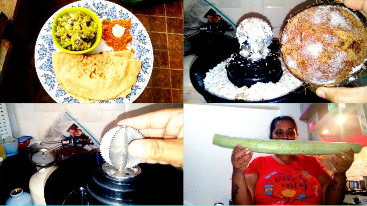 How to Grate Coconut Using Food Processor | Daily Routine | Breakfast | swethas vllogs | Hindi Vlogs