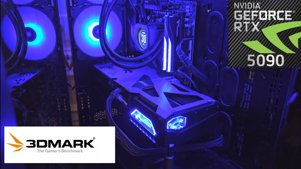 3DMARK Benchmark MSI Vanguard RTX 5090 OC AMD 9950X3D Test Time Spy Port Royal Steel Nomad Speed ...