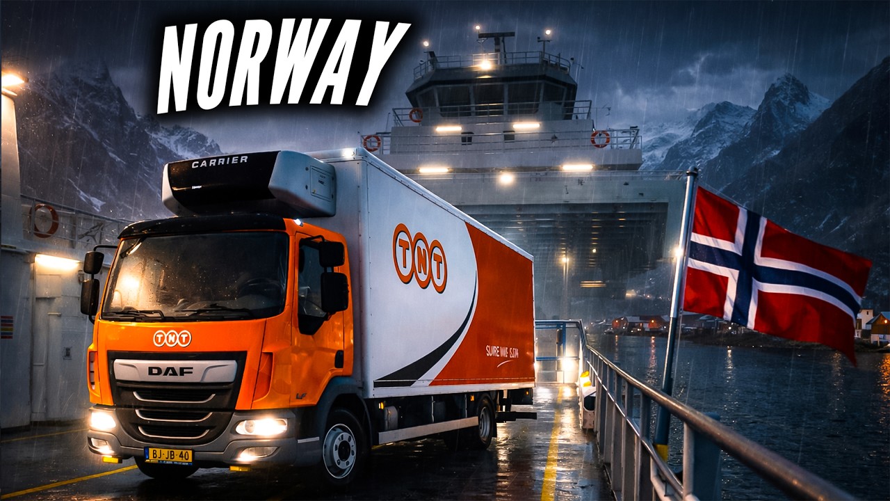 Driving The DAF LF Euro 6 Across Northern Norway | ETS2 GAMEPLAY!