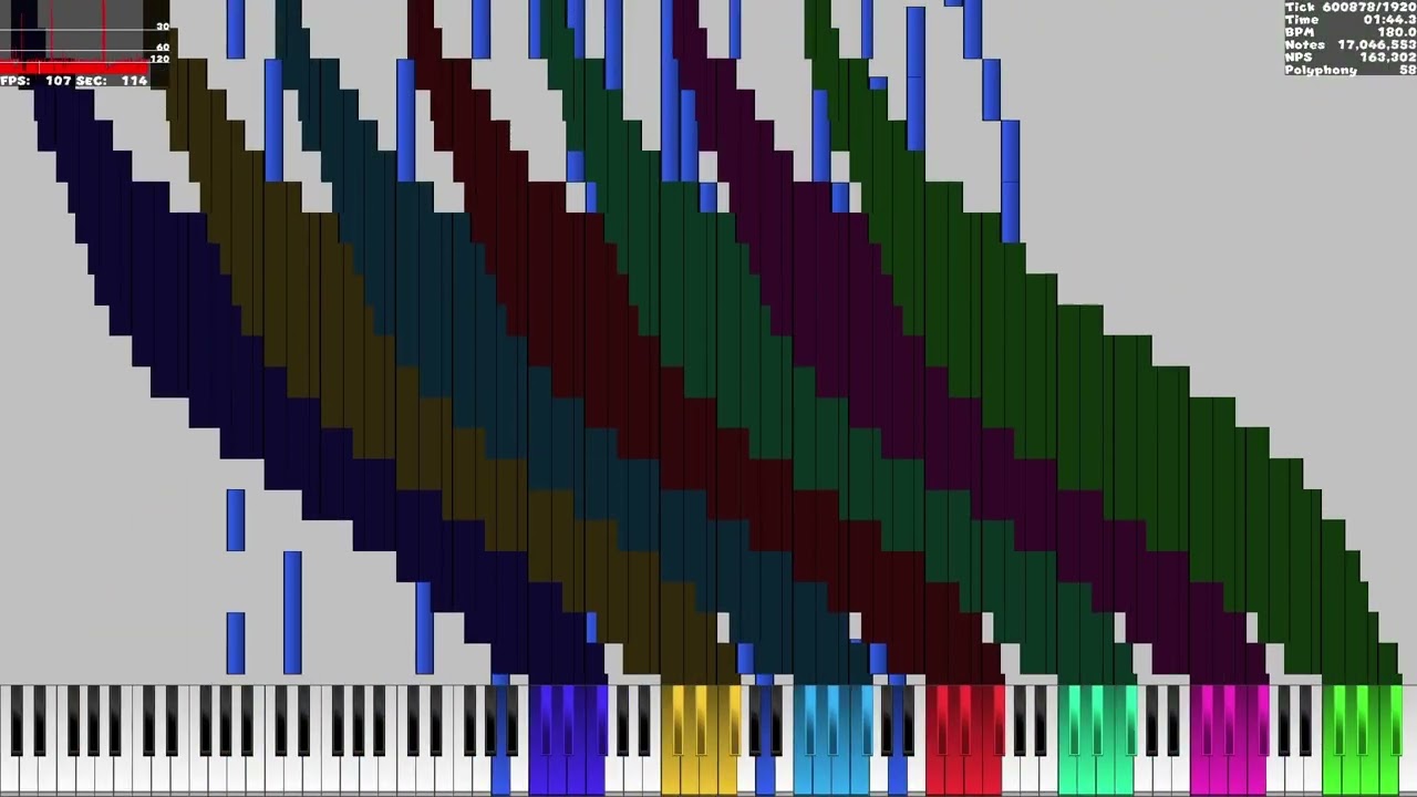 [Black MIDI] Ultralight MIDI Player - Night of nights dark rape mode