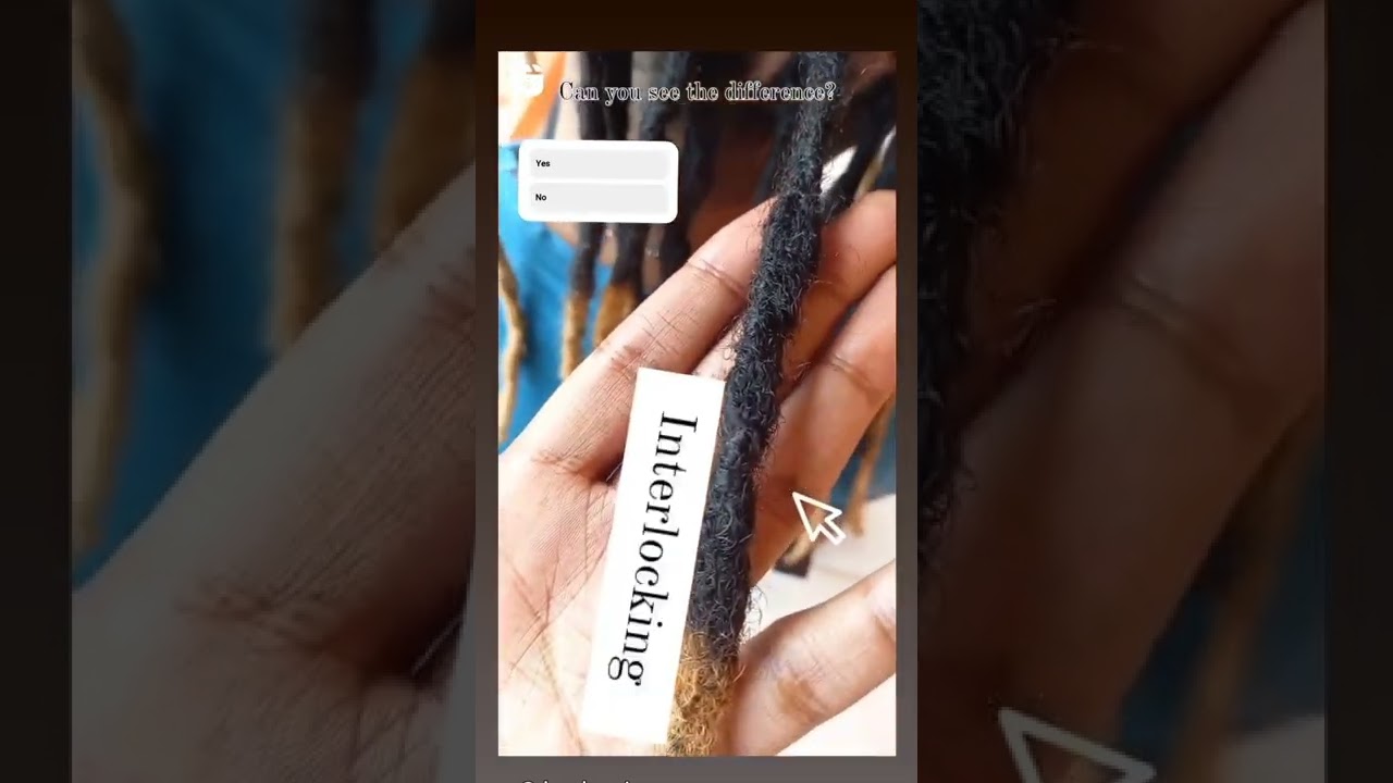 Difference Between interlocking and crochet Retwist maintenance./crochet retwist locs tutorial