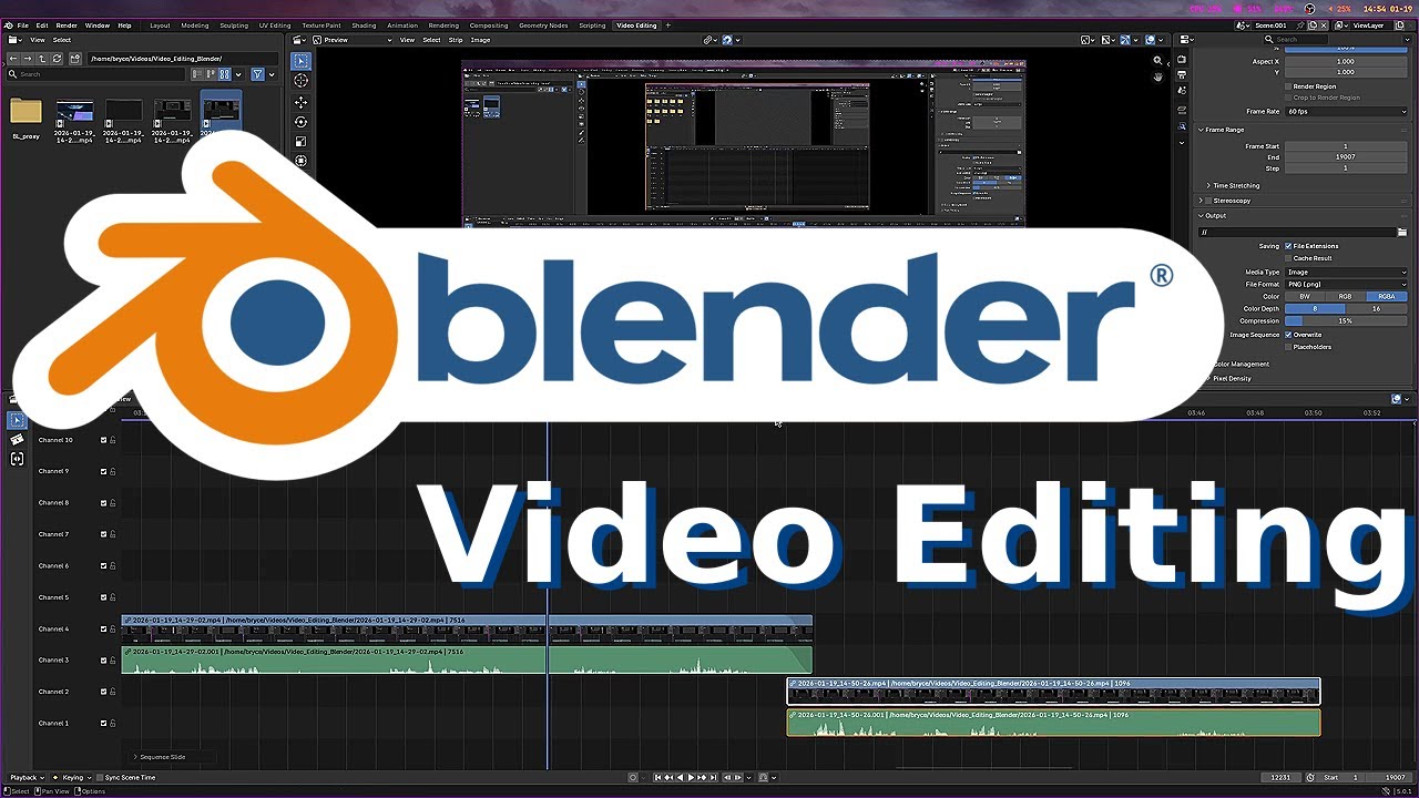 How to Edit Videos for Free in Blender Tutorial