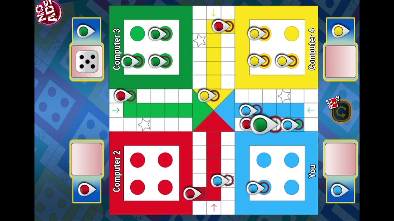[ LUDO GAME 4 PLAYER GAMEPLAY 🎲 ]#games #gaming #ludo 