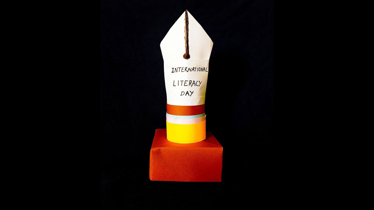 International Literacy Day Paper Craft Idea / Very Easy Craft / अंतर्राष्ट्रीय साक्षरता दिवस