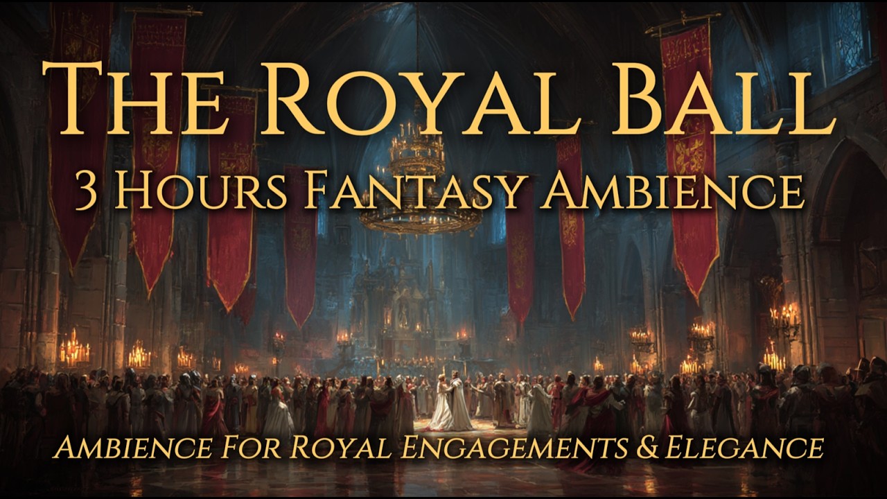 The Royal Ball | Grand Medieval Ballroom Ambience (3 Hours)