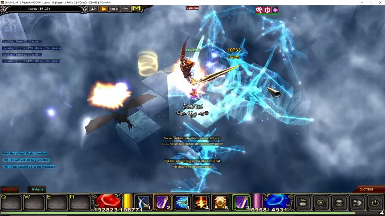 55.Cài đặt train quái nhận Wcoin ingame #Muonline