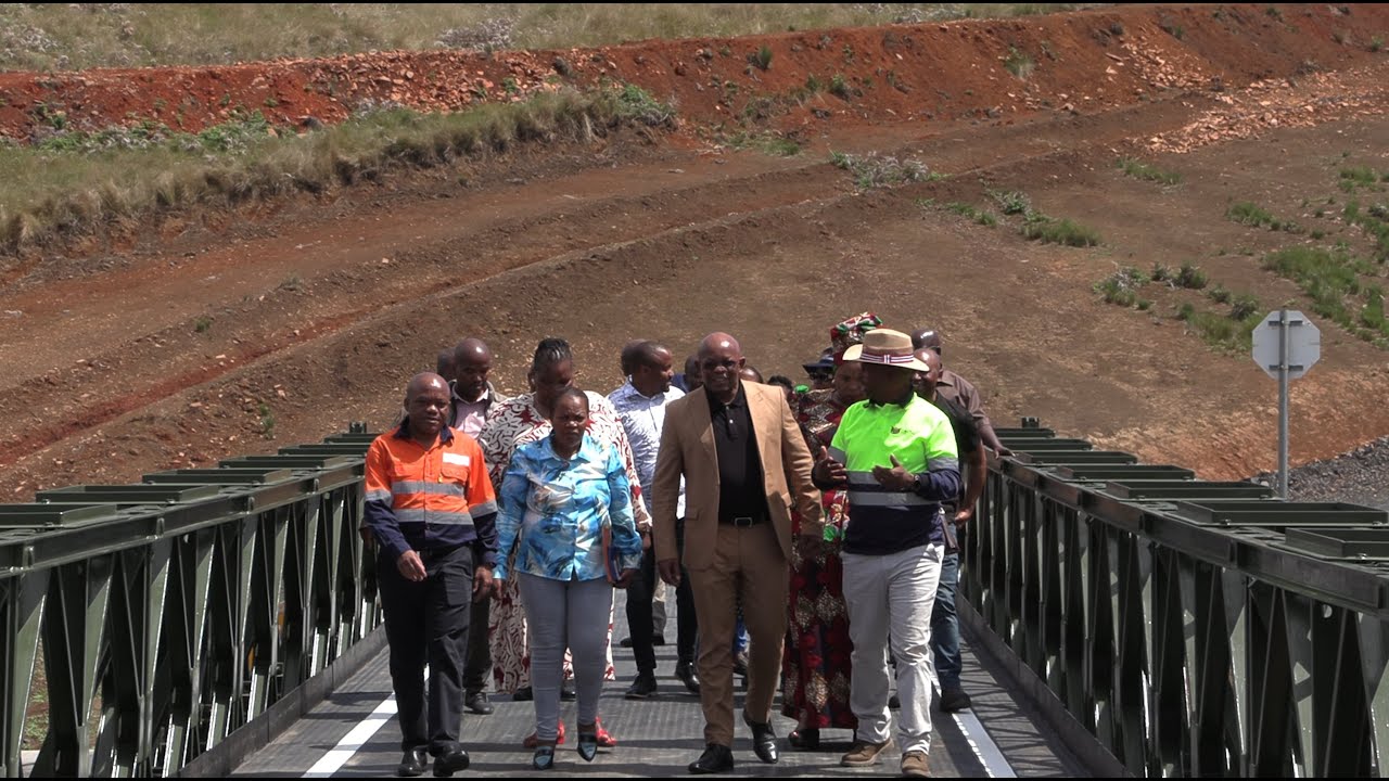 Deputy Minister Sihle Zikalala Leads Welisizwe Bridges Handover In Mngqezu Village, Eastern Cape