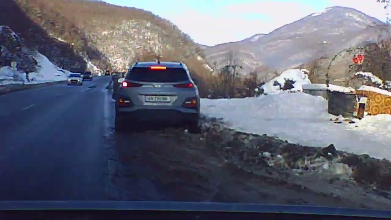 ნატახტარის გზიდან ანანურის ციხე-მონასტრამდე, ულამაზესი იანვრის თოვლიანი ხედები