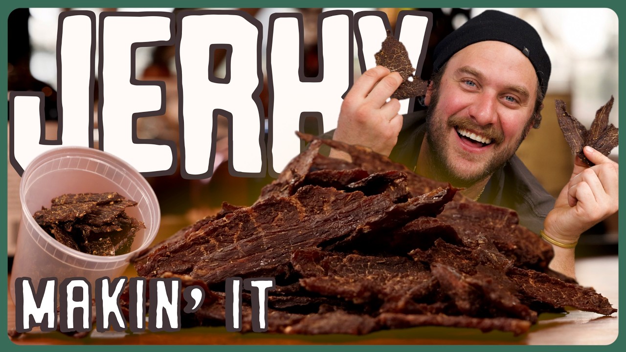 Make Your Own BEEF JERKY! | Makin' It! | Brad Leone