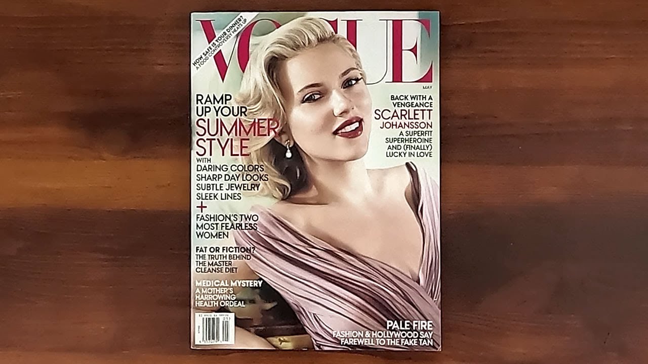2012 May ASMR Magazine Flip Through: Vogue w Scarlett Johansson, Natalia Vodianova