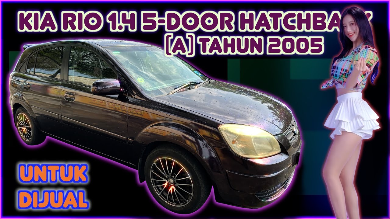 Kia Rio 1.4 5 door hatchback Tahun 2005 Untuk Dijual