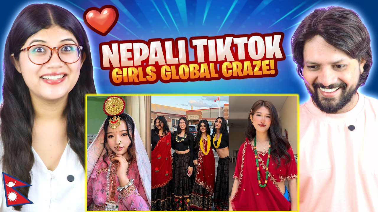 The Global Craze of Nepali TikTok Girls 🔥 | Indian Reaction