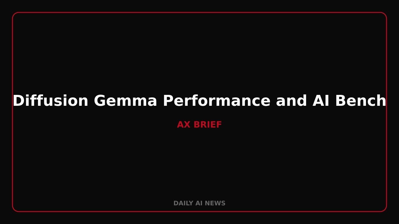 Diffusion Gemma Performance and AI Benchmarking Standards