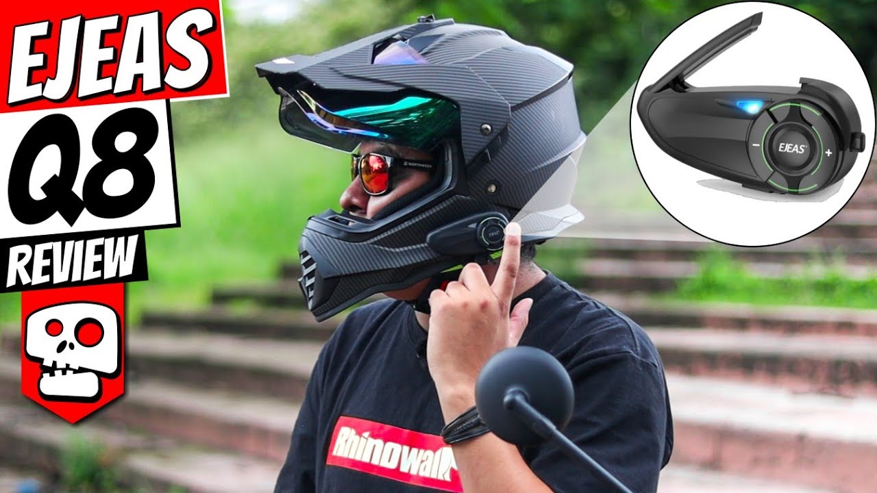 Intercom EJEAS Q8 ¡Comparte música y habla con hasta 6 RIDERS! | Alets Go