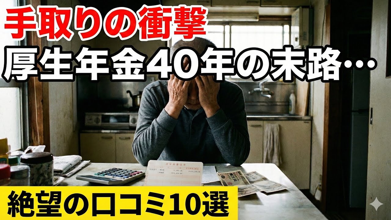 [手取りの衝撃] 厚生年金40年の未路・・・