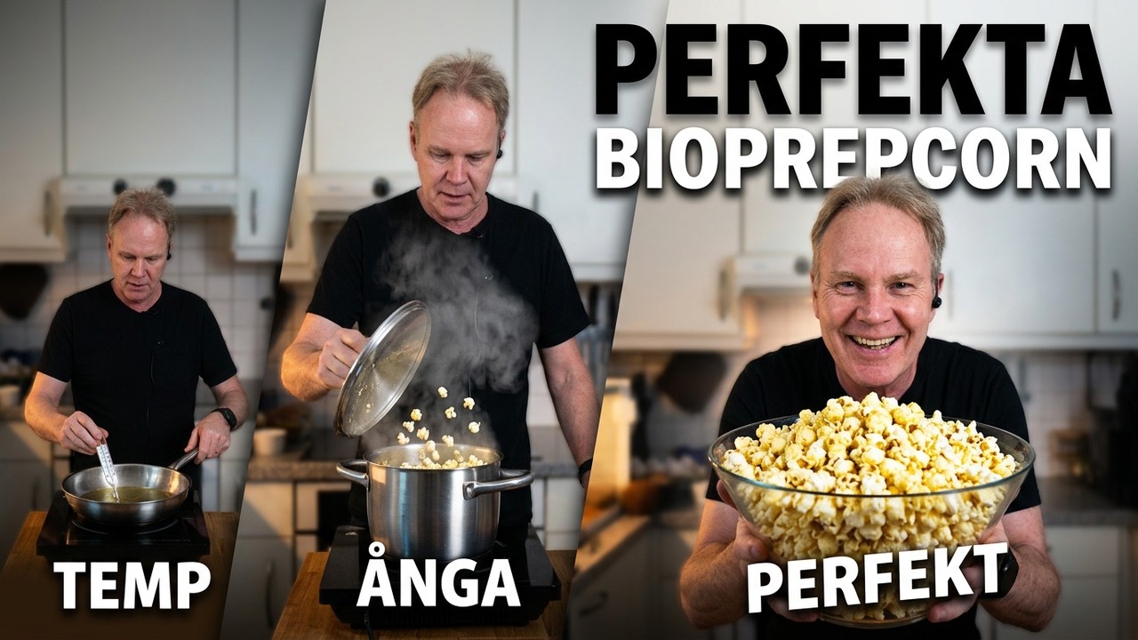 Hemligheten bakom perfekta biopopcorn – Steg för steg