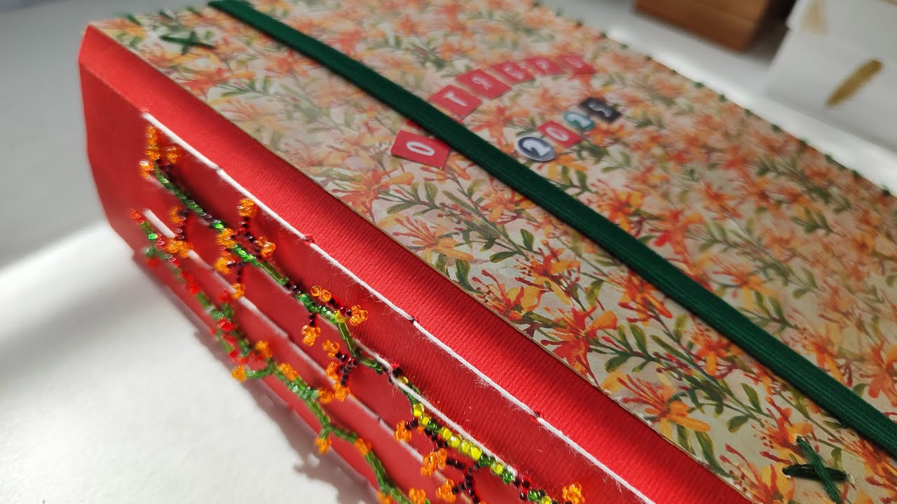 DIY Процесс создания и заполнения первых страничек осеннего блокнота (коллажи) artbook