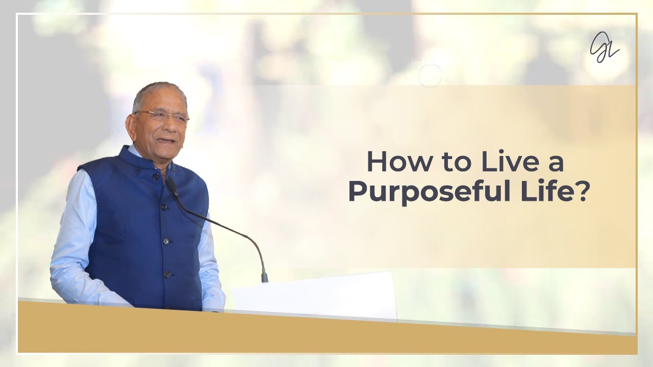 Govind Dholakia shares how to live a purposeful life