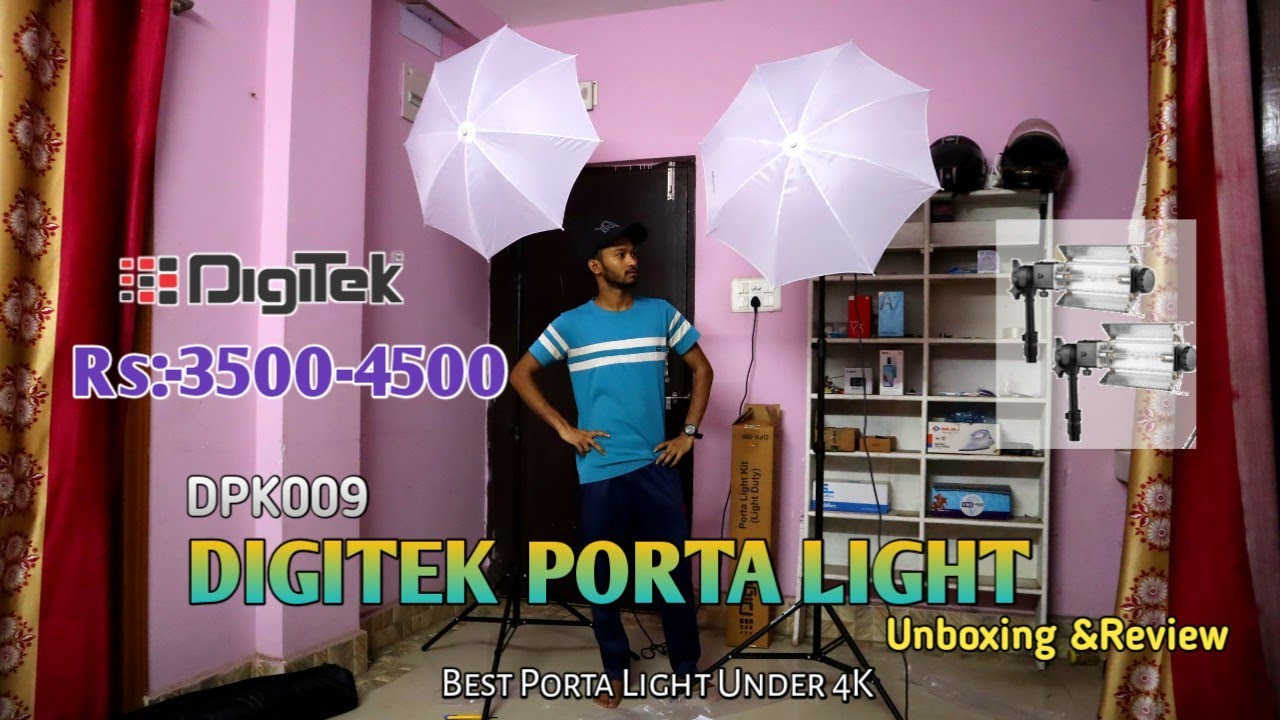 Digitek DPK009 Porta Light Unboxing&Review||Best Porta Light Under 4000/-||Photography&Videography||