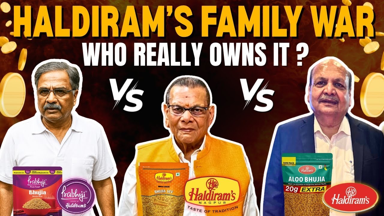 Inside Haldiram's: The Family Feud Behind India's Biggest Snack Empire #india #facts