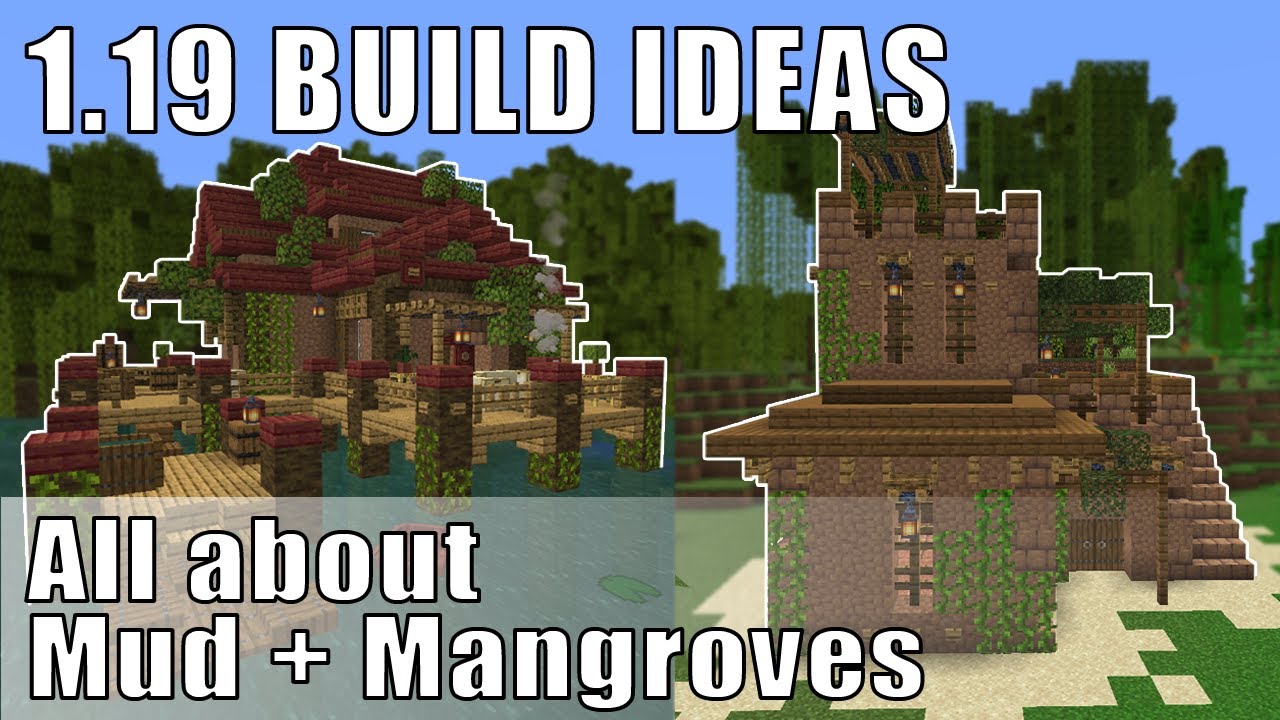 Minecraft Mangrove Build Ideas | All about Mangroves and Mud