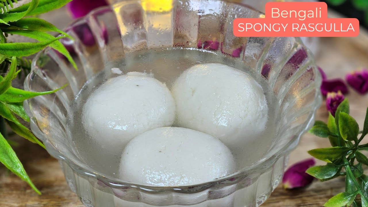 Soft & Spongy Rasgulla Recipe | Perfect Bengali Rosogolla at Home | Street Bites By Sutapa