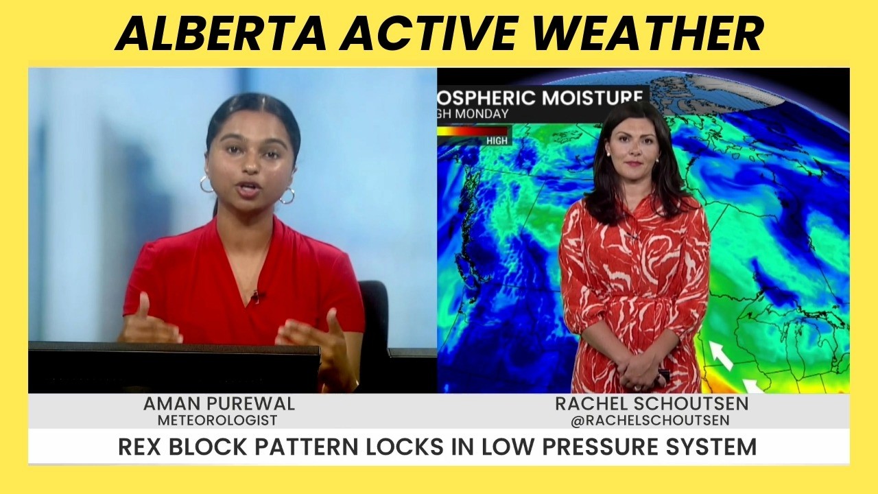 Soaking in Alberta to end June, monthly rainfall record possible | #forecast