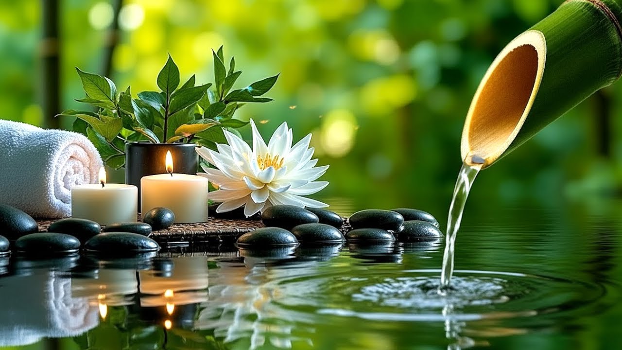 Instant Peace of Mind 🌿 Bamboo Water Sounds & Relaxing Music, Easing Anxiety #02